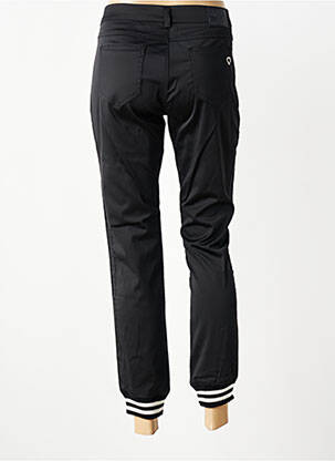 Pantalon 7/8 stretch taille normale noir PLEASE femme