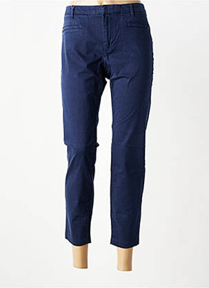 Pantalon 7/8 taille haute taille haute bleu TOMMY HILFIGER femme