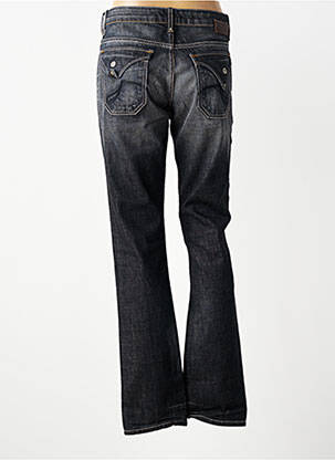 Jeans coupe droite taille basse taille basse bleu DDP femme