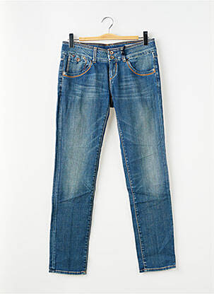 Jeans coupe slim stretch taille normale bleu TOMMY HILFIGER femme