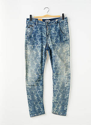 Jeans coupe droite stretch taille normale bleu MAISON SCOTCH femme