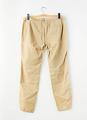 Pantalon chino tissage popeline taille normale beige I.CODE (By IKKS) femme