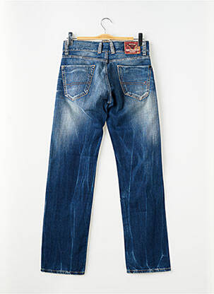 Jeans coupe droite stretch taille basse bleu TOMMY HILFIGER femme