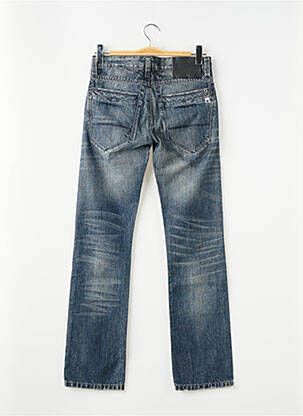 Jeans coupe droite stretch taille basse bleu FIRETRAP femme
