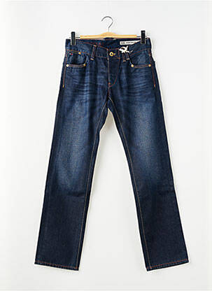 Jeans coupe droite stretch taille basse bleu TOMMY HILFIGER femme