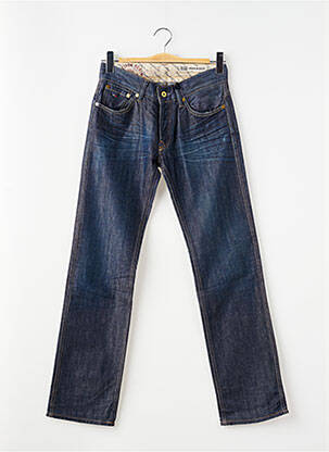 Jeans coupe droite stretch taille basse bleu TOMMY HILFIGER femme