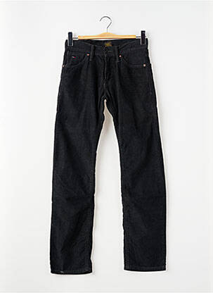 Pantalon slim tissage velours noir TOMMY HILFIGER homme