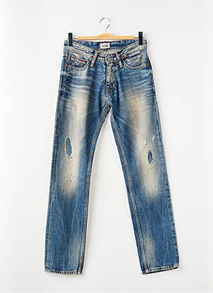 Jeans coupe slim stretch taille basse bleu TOMMY HILFIGER homme