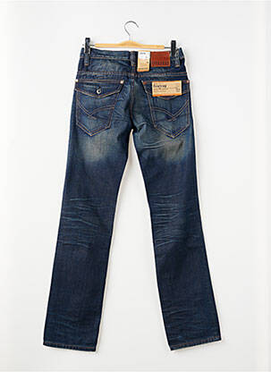 Jeans coupe slim fermeture boutonnée sur le devant taille basse bleu FIRETRAP homme