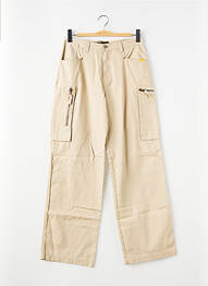 Pantalon cargo coupe droite beige CAT garcon