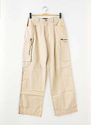 Pantalon cargo coupe droite beige CAT garcon