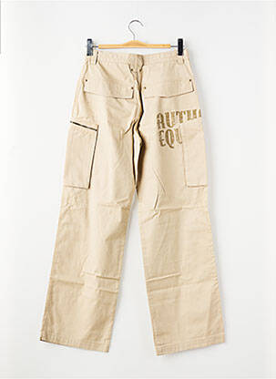 Pantalon cargo coupe droite beige CAT garcon