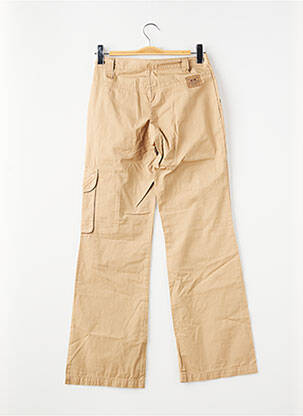 Pantalon cargo coupe droite taille normale beige IKKS femme