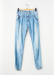 Jeans coupe slim stretch taille élastique bleu PEPE JEANS fille