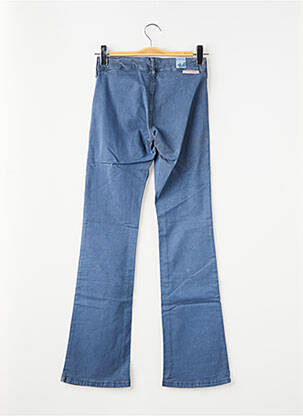 Pantalon flare tissage popeline bleu CIMARRON fille