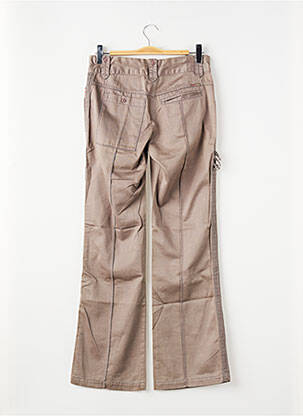 Pantalon droit poches taille ajustable marron MEXX fille