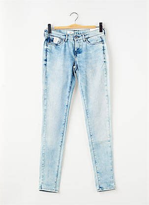Jeans skinny stretch taille ajustable bleu PEPE JEANS fille