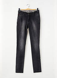 Jeans coupe slim stretch taille normale noir I.CODE (By IKKS) femme