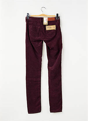 Pantalon slim taille basse taille basse violet FIRETRAP femme