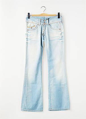 Jean coupe flare stretch taille basse bleu TOMMY HILFIGER femme