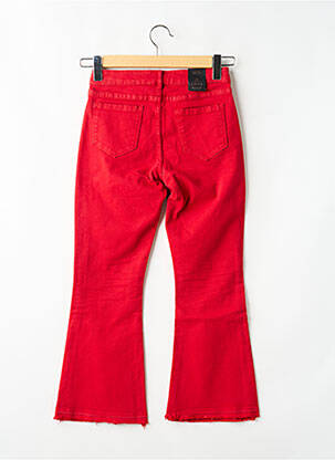 Jeans bootcut taille haute taille haute rouge SCOTCH & SODA femme