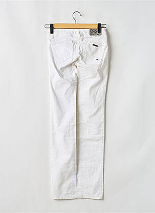 Pantalon slim taille basse taille basse blanc TOMMY HILFIGER femme