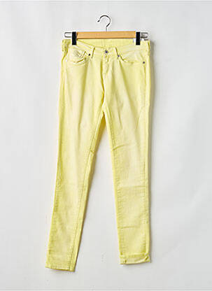 Jeans skinny taille basse jaune PEPE JEANS fille