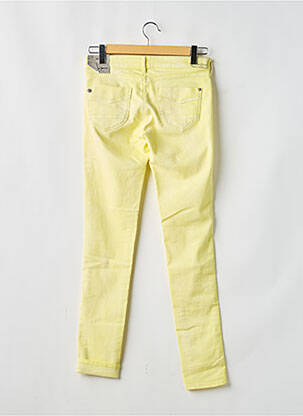 Jeans skinny taille basse jaune PEPE JEANS fille