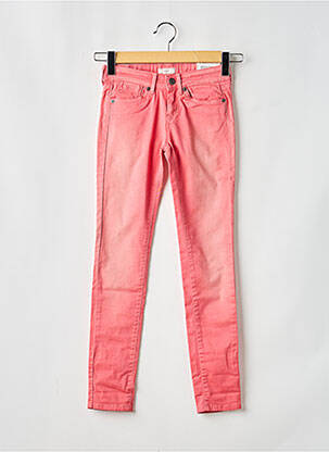 Jeans skinny stretch taille ajustable rose PEPE JEANS fille