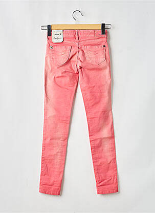 Jeans skinny stretch taille ajustable rose PEPE JEANS fille