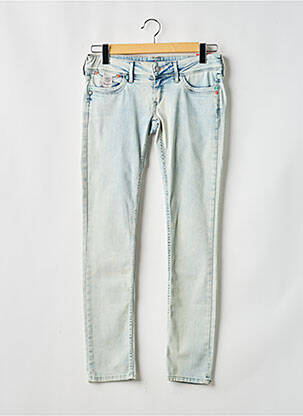 Jeans skinny stretch taille ajustable bleu PEPE JEANS fille