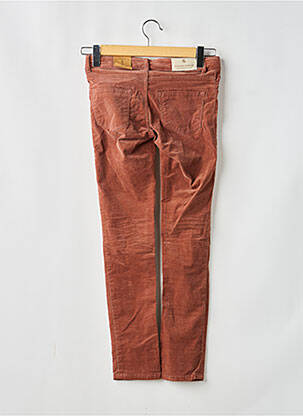Pantalon slim stretch taille ajustable marron SCOTCH & SODA fille
