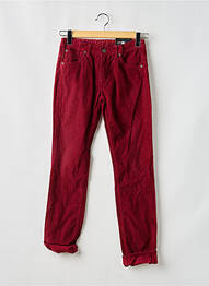 Pantalon slim stretch taille ajustable rouge PEPE JEANS garcon