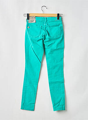 Jeans coupe slim taille basse taille ajustable vert PEPE JEANS fille