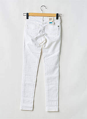 Jeans skinny stretch taille ajustable blanc PEPE JEANS fille