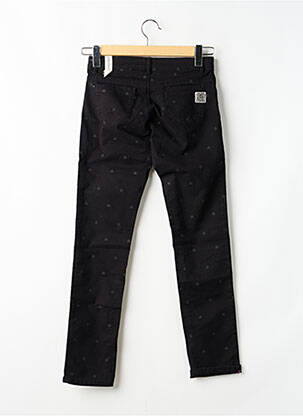 Jeans coupe slim stretch taille ajustable noir SORRY 4 THE MESS fille