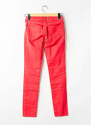 Jeans skinny stretch taille ajustable rouge PEPE JEANS fille
