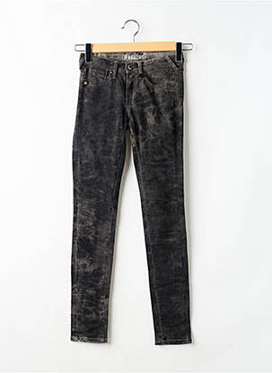 Jeans skinny stretch taille ajustable gris PEPE JEANS fille