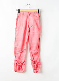 Pantalon slim poches taille ajustable rose ELIANE ET LENA fille