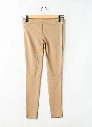 Legging stretch taille élastique beige LA FEE MARABOUTEE fille
