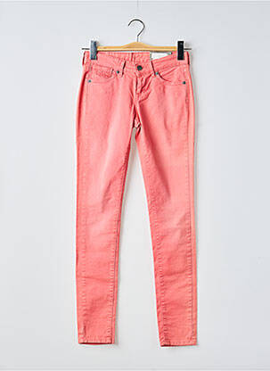 Jeans skinny stretch taille ajustable rose PEPE JEANS fille
