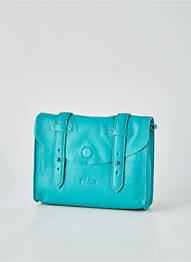 Sac fermeture fermeture aimantée forme rectangulaire bleu LEA.TONI femme
