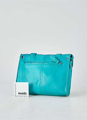 Sac fermeture fermeture aimantée forme rectangulaire bleu LEA.TONI femme