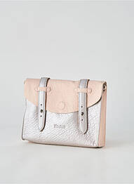 Sac fermeture fermeture aimantée forme rectangulaire rose LEA.TONI femme