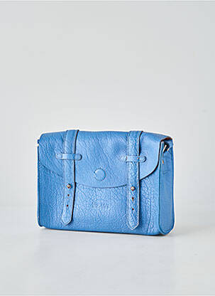 Sac fermeture fermeture aimantée forme rectangulaire bleu LEA.TONI femme