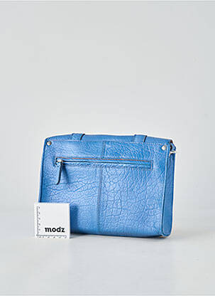 Sac fermeture fermeture aimantée forme rectangulaire bleu LEA.TONI femme