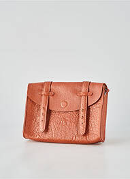 Sac fermeture fermeture aimantée forme rectangulaire marron LEA.TONI femme