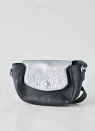 Sac fermeture fermeture aimantée forme rectangulaire argent LEA.TONI femme