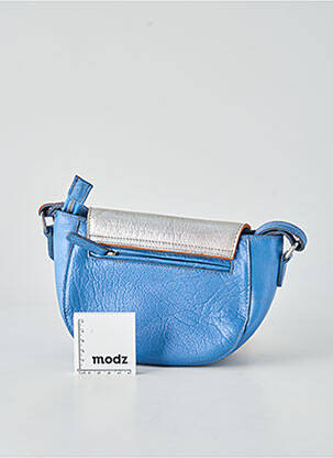 Sac doublure textile forme rectangulaire bleu LEA.TONI femme