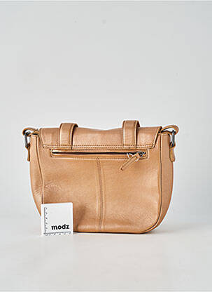 Sac fermeture fermeture aimantée forme rectangulaire marron LEA.TONI femme